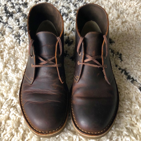 Clarks Men’s Bushacre Chukka Boots - Picture 1 of 5